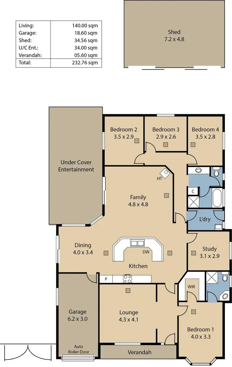 Floorplan of Homely house listing, 44 Hope Drive, Paralowie SA 5108