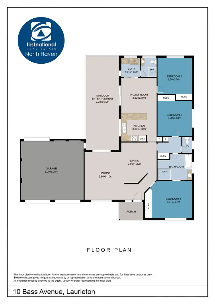 Floorplan of Homely house listing, 10 Bass Avenue, Laurieton NSW 2443