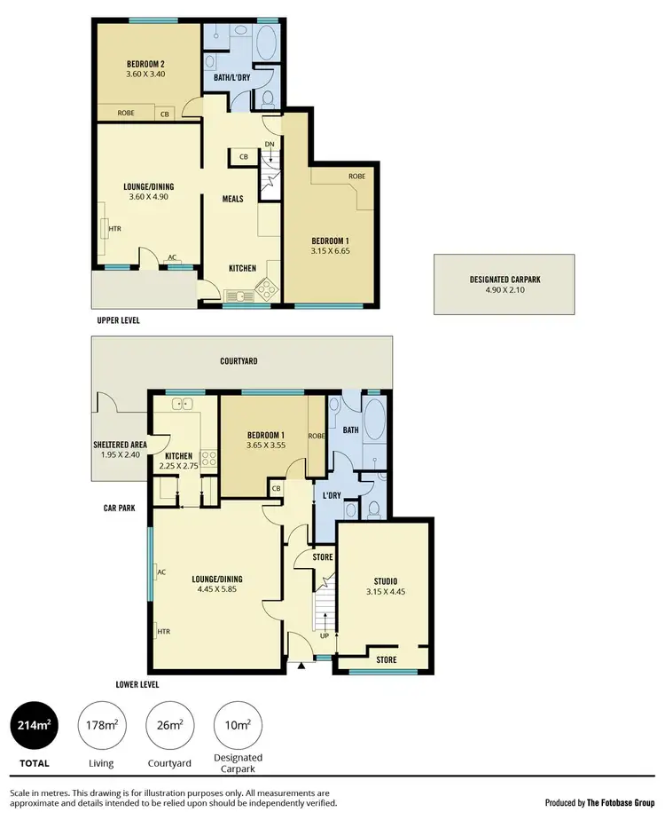 Floorplan of Homely house listing, 2 & 2A/1 Lewis Street, Glenelg North SA 5045