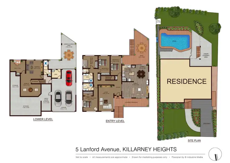 Floorplan of Homely house listing, 5 Lanford Avenue, Killarney Heights NSW 2087