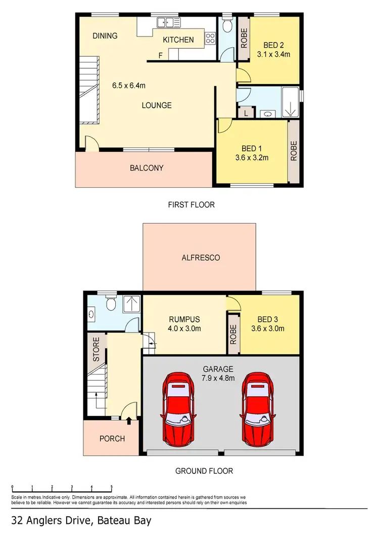 Floorplan of Homely house listing, 32 Anglers Drive, Bateau Bay NSW 2261