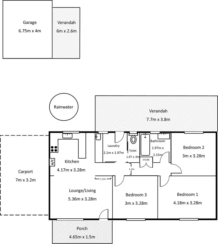 Floorplan of Homely house listing, 23 Bridge Road, Ardrossan SA 5571