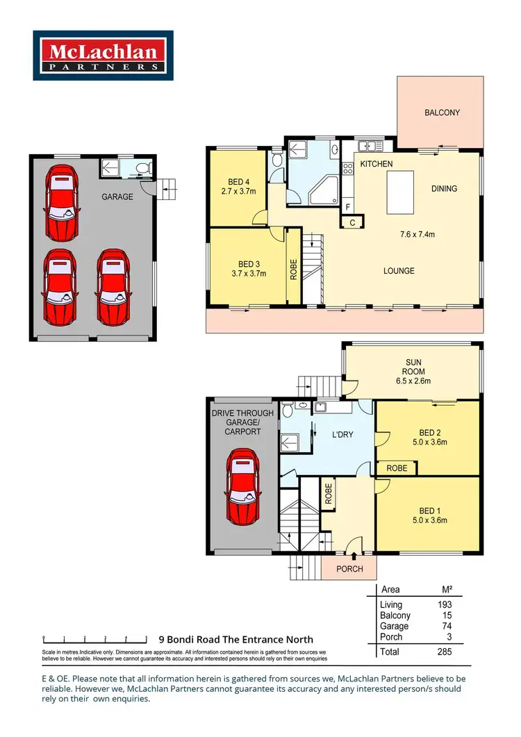 Floorplan of Homely house listing, 9 Bondi Road, The Entrance North NSW 2261