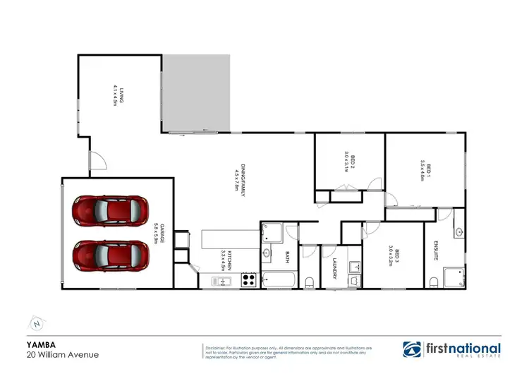 Floorplan of Homely house listing, 20 William Avenue, Yamba NSW 2464