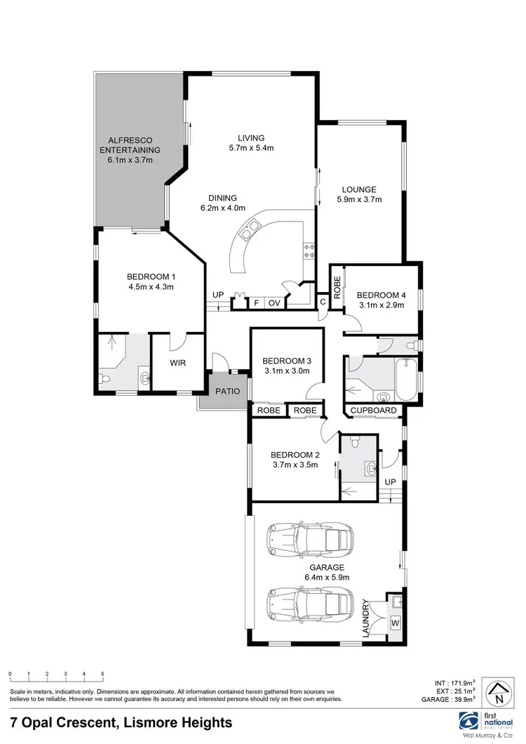 Floorplan of Homely house listing, 7 Opal Crescent, Lismore Heights NSW 2480