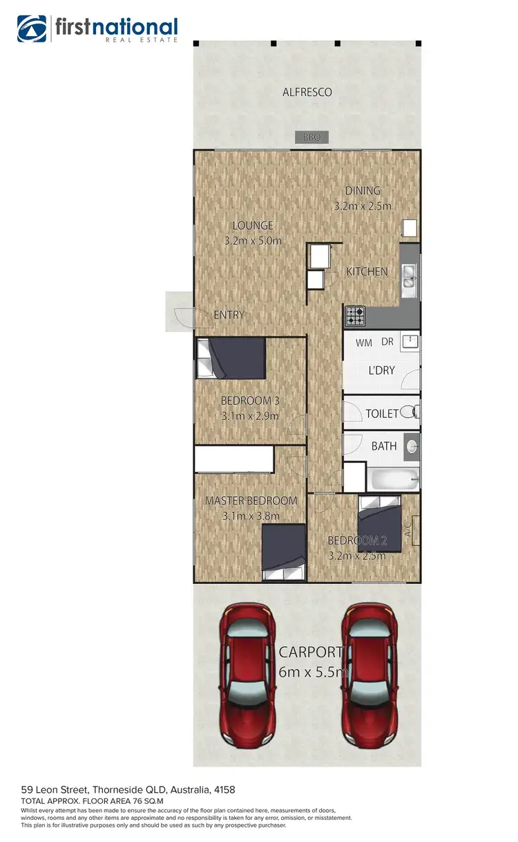 Floorplan of Homely house listing, 59 Leon Street, Thorneside QLD 4158