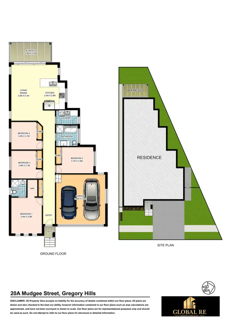 Floorplan of Homely house listing, 20A Mudgee St, Gregory Hills NSW 2557
