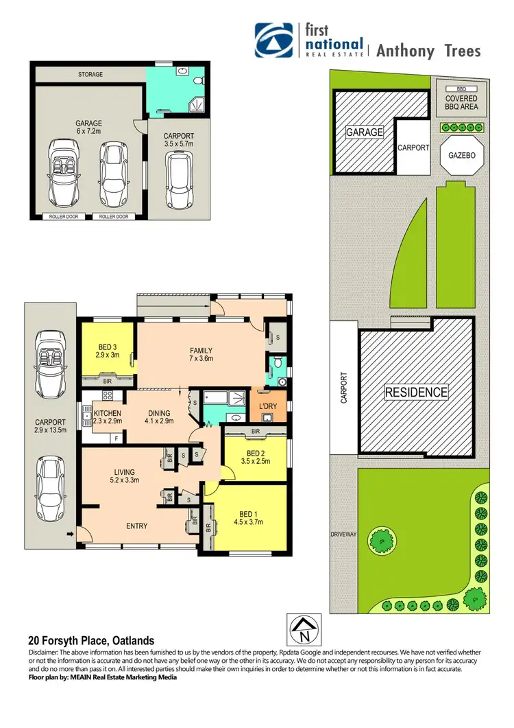 Floorplan of Homely house listing, 20 - 22 Forsyth Place, Oatlands NSW 2117