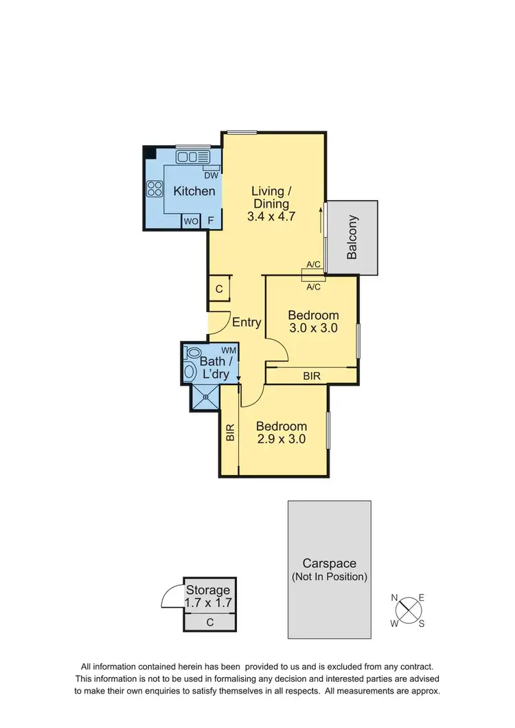 Floorplan of Homely apartment listing, 71/171 Flemington Road, North Melbourne VIC 3051
