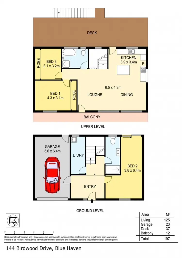 Floorplan of Homely house listing, 144 Birdwood Drive, Blue Haven NSW 2262