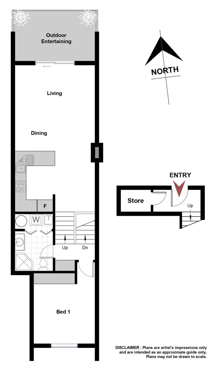 Floorplan of Homely apartment listing, 16/45 Blackall Street, Barton ACT 2600