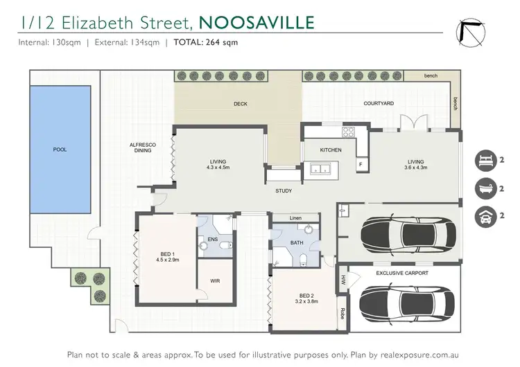 Floorplan of Homely townhouse listing, 1/12 Elizabeth Street, Noosaville QLD 4566
