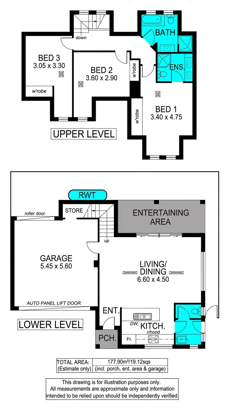 Floorplan of Homely house listing, 3/30 West Lakes Boulevard, Albert Park SA 5014