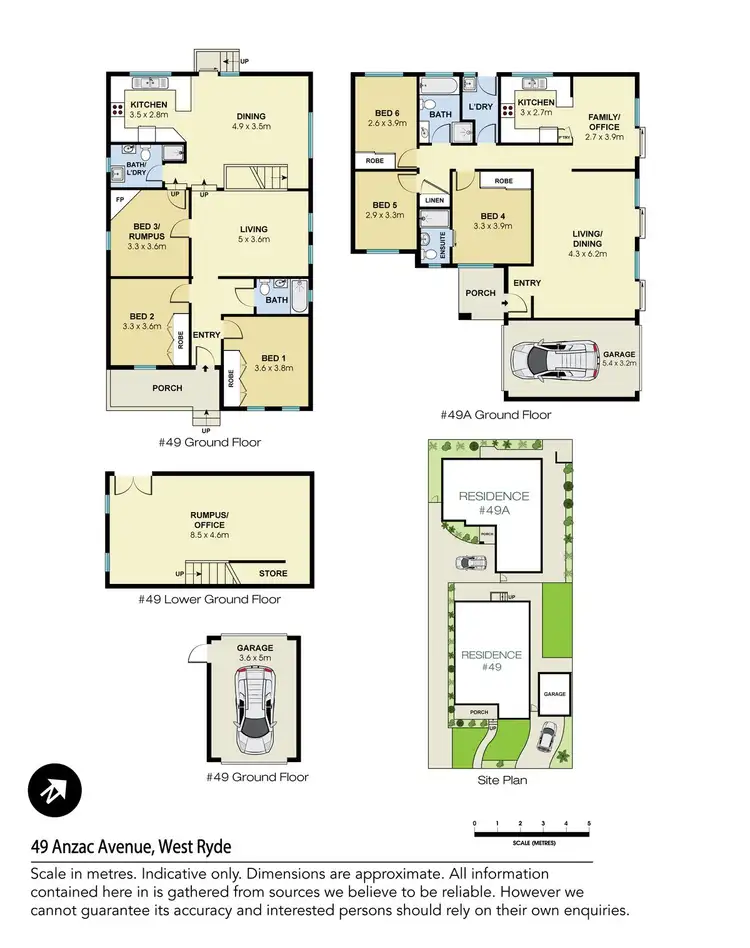 Floorplan of Homely house listing, 49 & 49a Anzac Avenue, West Ryde NSW 2114