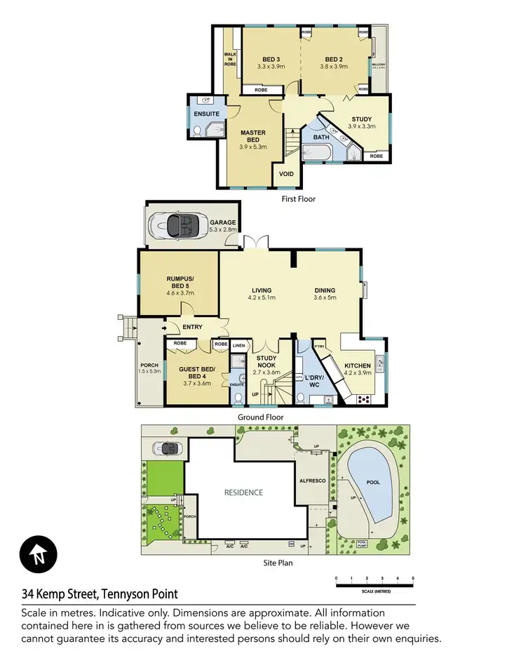 Floorplan of Homely house listing, 34 Kemp Street, Tennyson Point NSW 2111