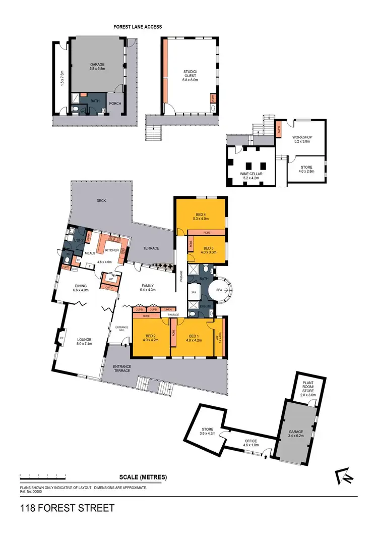 Floorplan of Homely house listing, 118 Forest Street, Bendigo VIC 3550