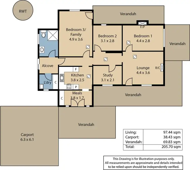 Floorplan of Homely house listing, 5 High Street, Kapunda SA 5373
