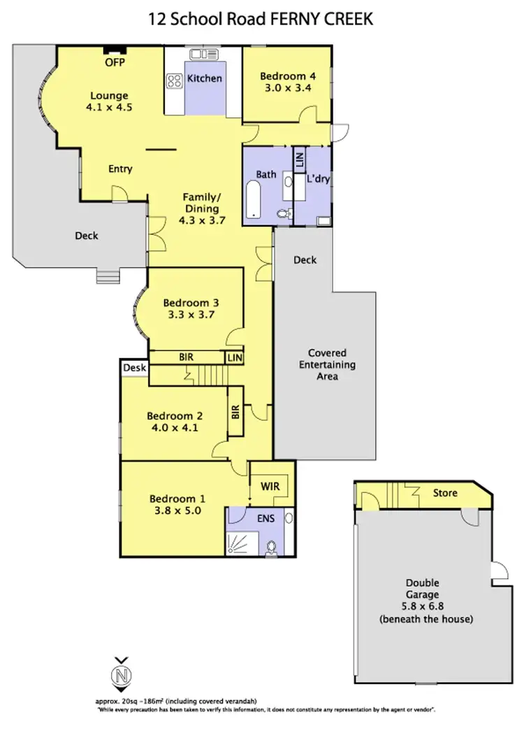 Floorplan of Homely house listing, 12 School Road, Ferny Creek VIC 3786