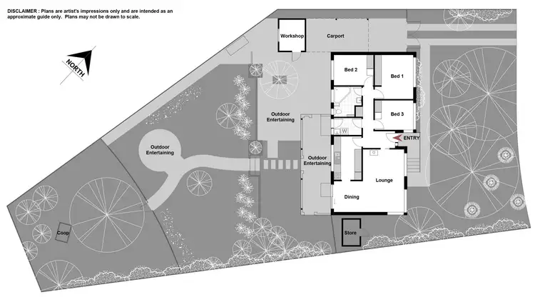 Floorplan of Homely house listing, 50 Lyttleton Crescent, Cook ACT 2614