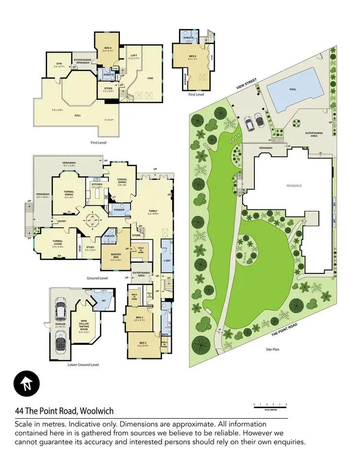 Floorplan of Homely house listing, 44 The Point Road, Hunters Hill NSW 2110
