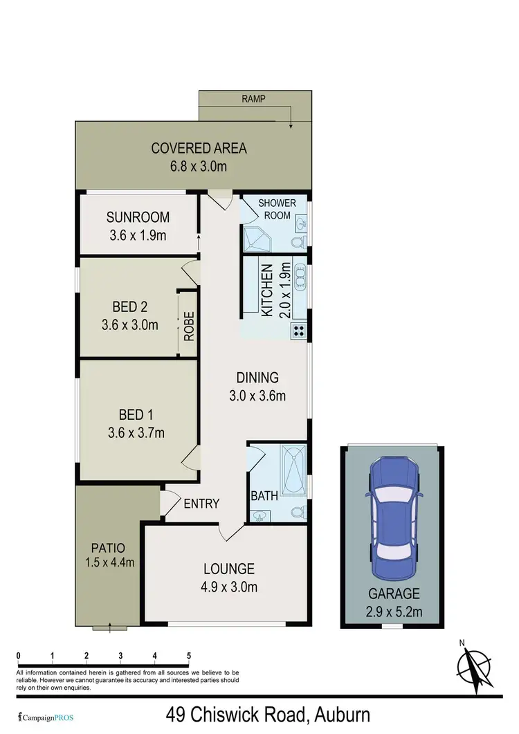 Floorplan of Homely house listing, 49 Chiswick Road, Auburn NSW 2144