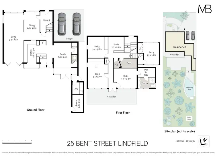 Floorplan of Homely house listing, 25 Bent Street, Lindfield NSW 2070