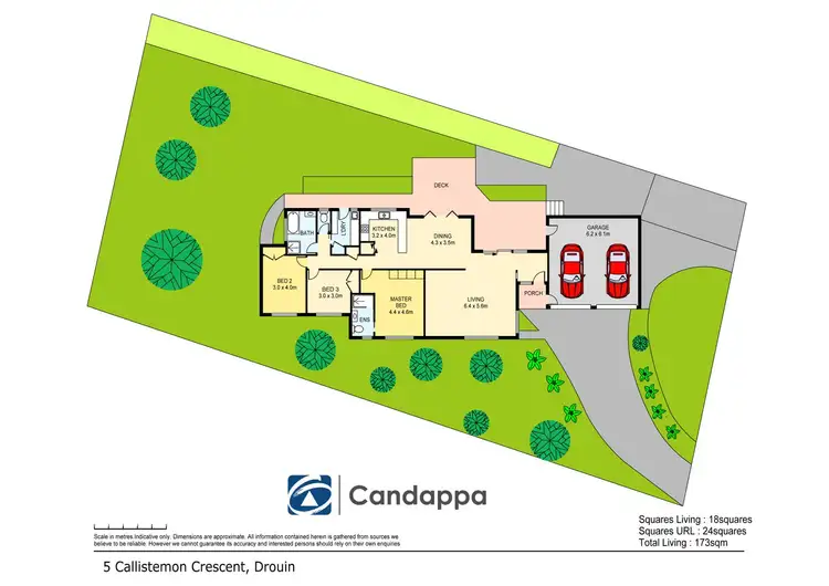 Floorplan of Homely house listing, 5 Callistemon Crescent, Drouin VIC 3818