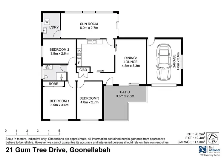 Floorplan of Homely house listing, 21 Gumtree Drive, Goonellabah NSW 2480