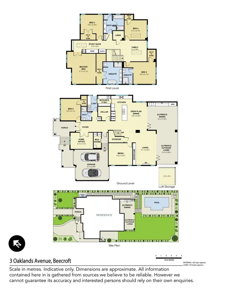 Floorplan of Homely house listing, 3 Oaklands Avenue, Beecroft NSW 2119