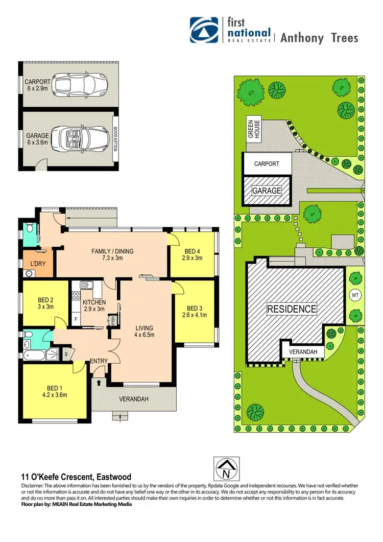 Floorplan of Homely house listing, 11 O'Keefe Crescent, Eastwood NSW 2122