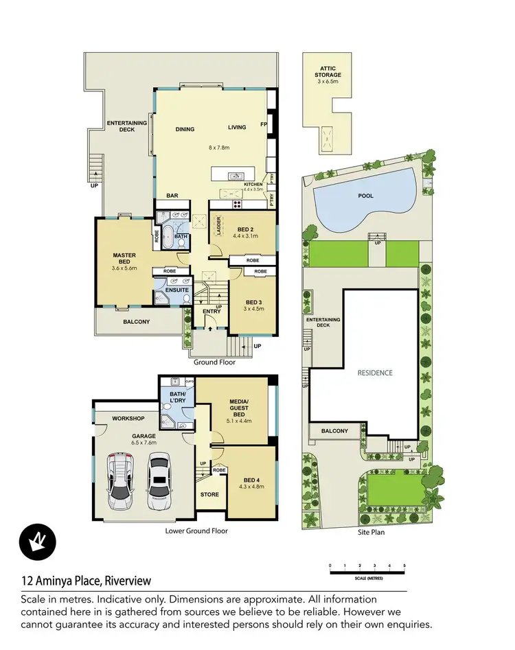 Floorplan of Homely house listing, 12 Aminya Place, Riverview NSW 2066