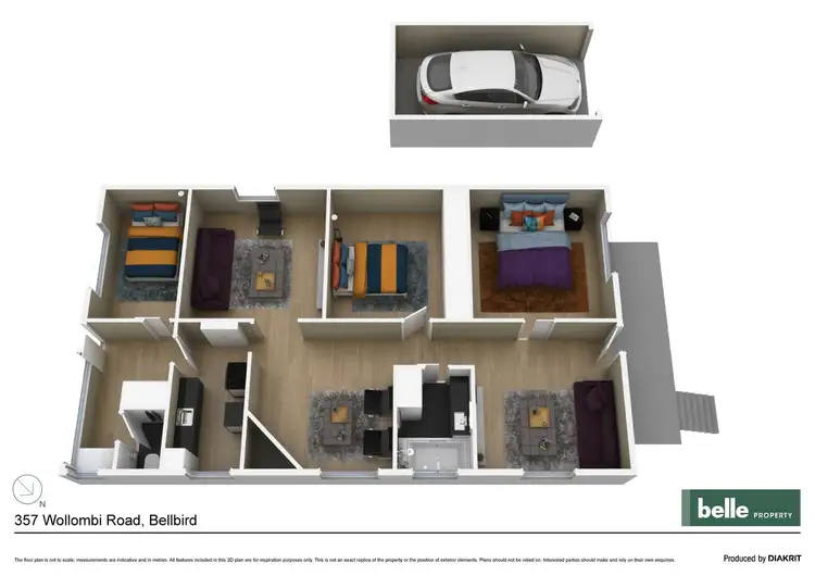 Floorplan of Homely house listing, 357 Wollombi Road, Bellbird NSW 2325
