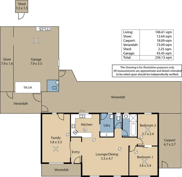 Floorplan of Homely house listing, 9 Veale Street, Gawler West SA 5118