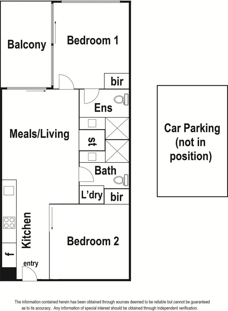 Floorplan of Homely apartment listing, M11/110 Keilor Road, Essendon North VIC 3041