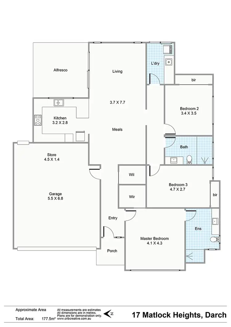 Floorplan of Homely unit listing, 17 Matlock Heights, Darch WA 6065