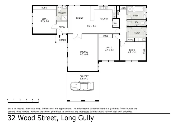 Floorplan of Homely house listing, 32 Wood Street, Long Gully VIC 3550