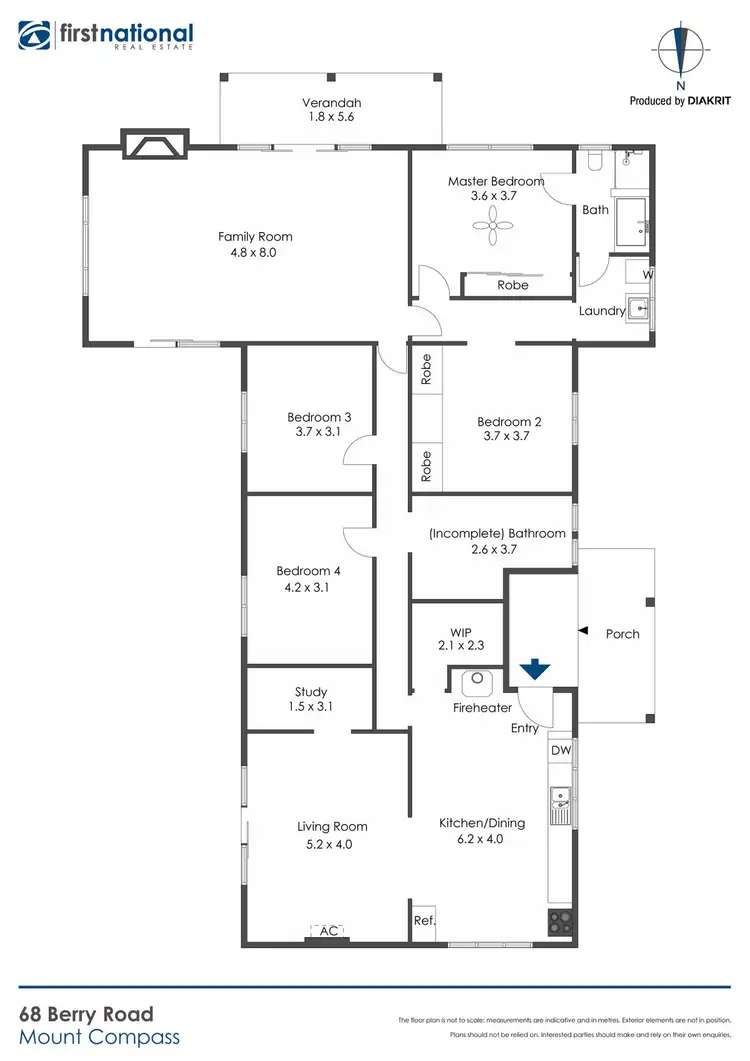 Floorplan of Homely rural property listing, 68 Berry Road, Mount Compass SA 5210