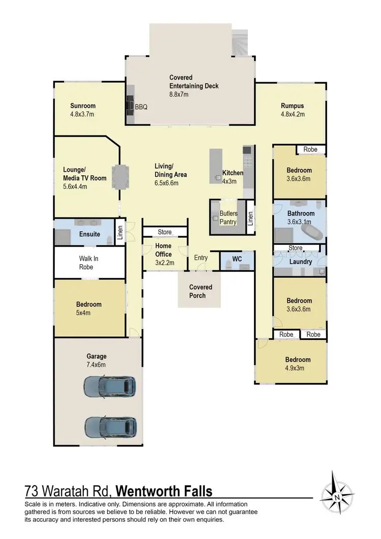 Floorplan of Homely house listing, 73 Waratah Road, Wentworth Falls NSW 2782