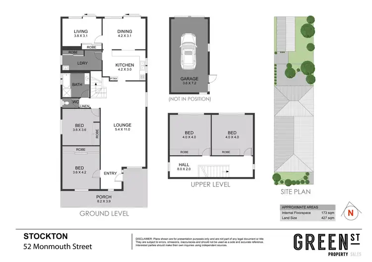 Floorplan of Homely house listing, 52 Monmouth Street, Stockton NSW 2295