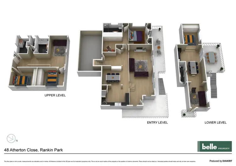 Floorplan of Homely house listing, 48 Atherton Close, Rankin Park NSW 2287