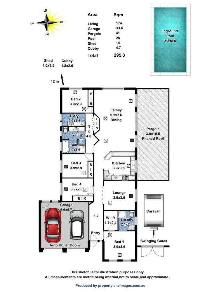 Floorplan of Homely house listing, 8 Providence Boulevard, Hewett SA 5118