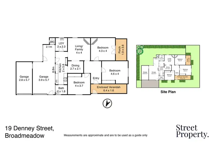 Floorplan of Homely house listing, 19 Denney Street, Broadmeadow NSW 2292