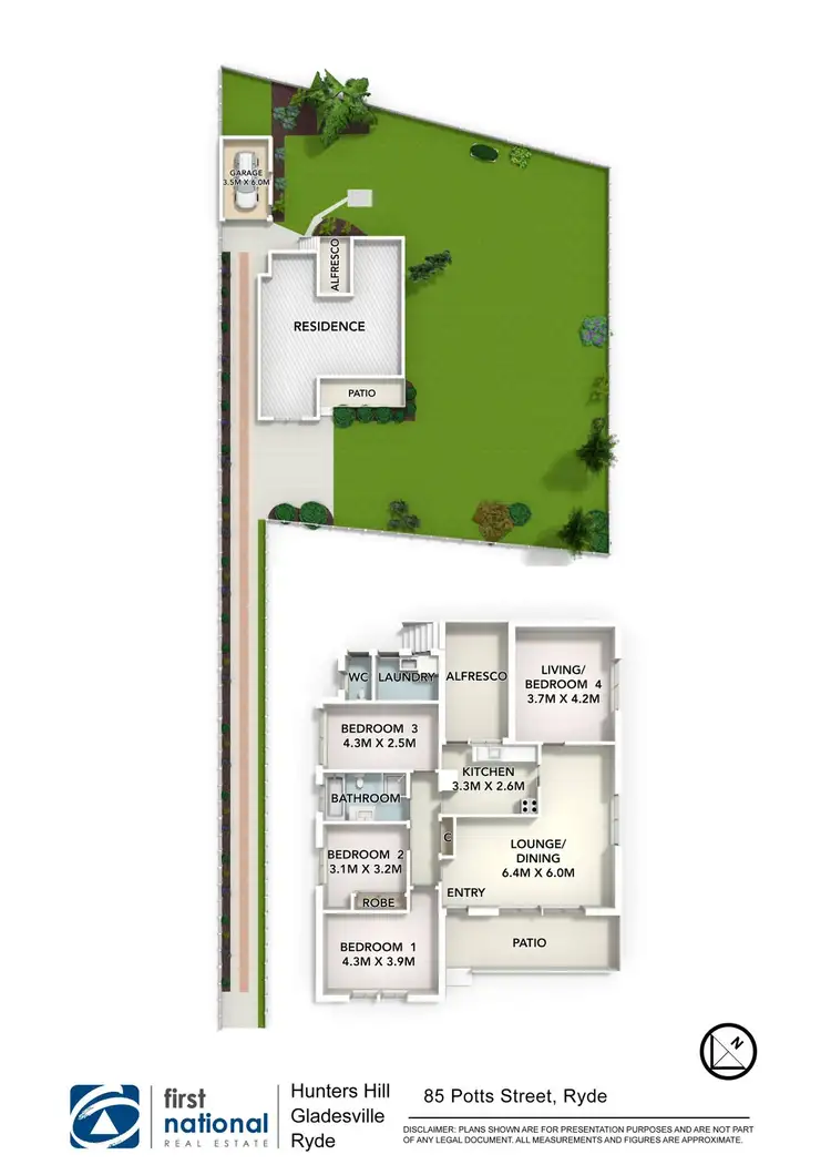 Floorplan of Homely house listing, 85 Potts Street, Ryde NSW 2112