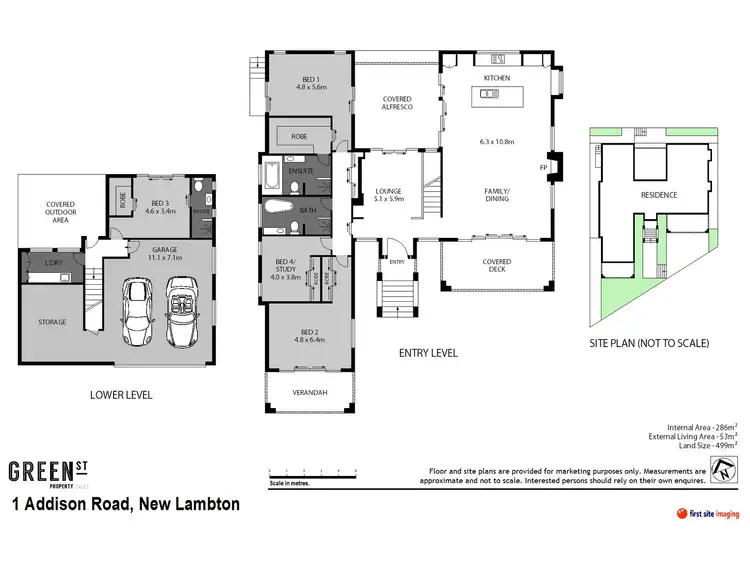 Floorplan of Homely house listing, 1 Addison Road, New Lambton NSW 2305