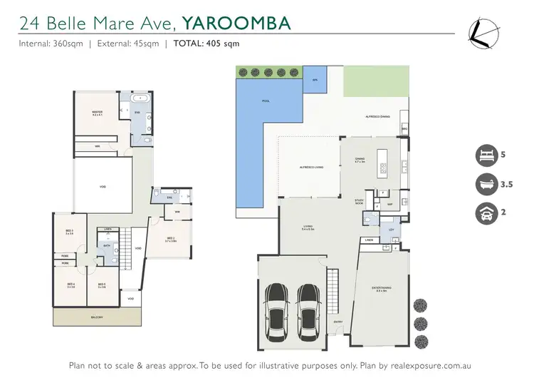 Floorplan of Homely house listing, 24 Belle Mare Avenue, Yaroomba QLD 4573