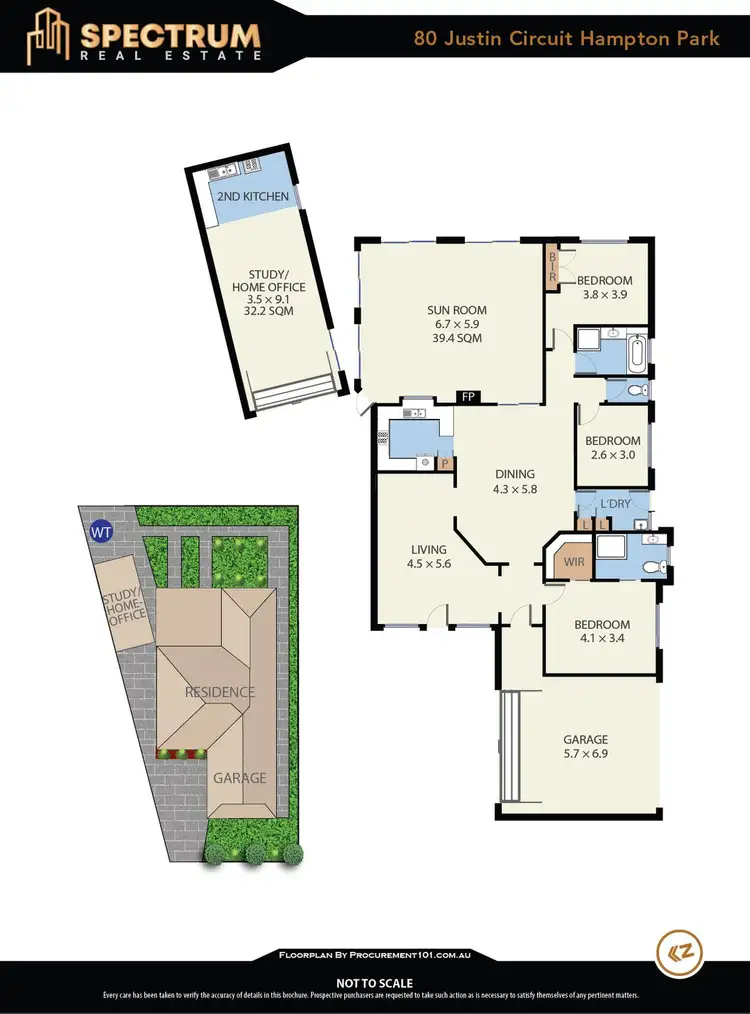 Floorplan of Homely house listing, 80 Justin Circuit, Hampton Park VIC 3976