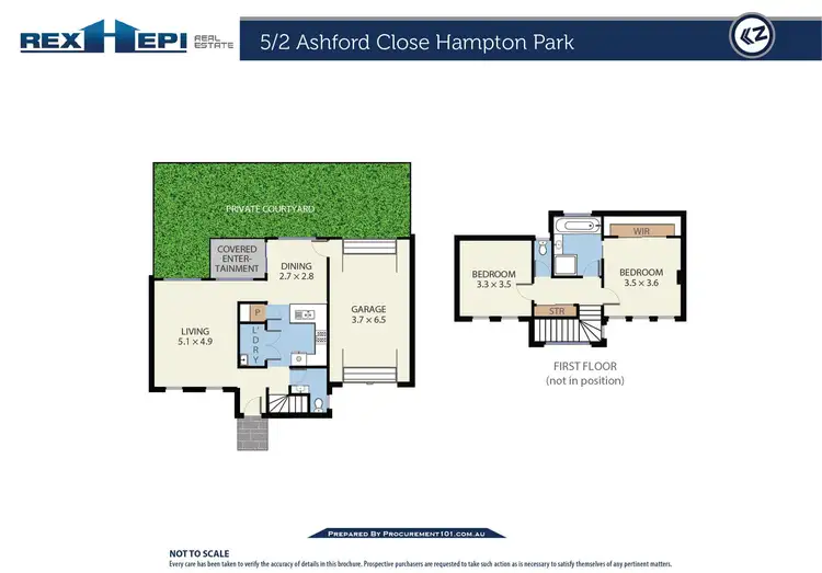 Floorplan of Homely house listing, 5/2 Ashford Close, Hampton Park VIC 3976