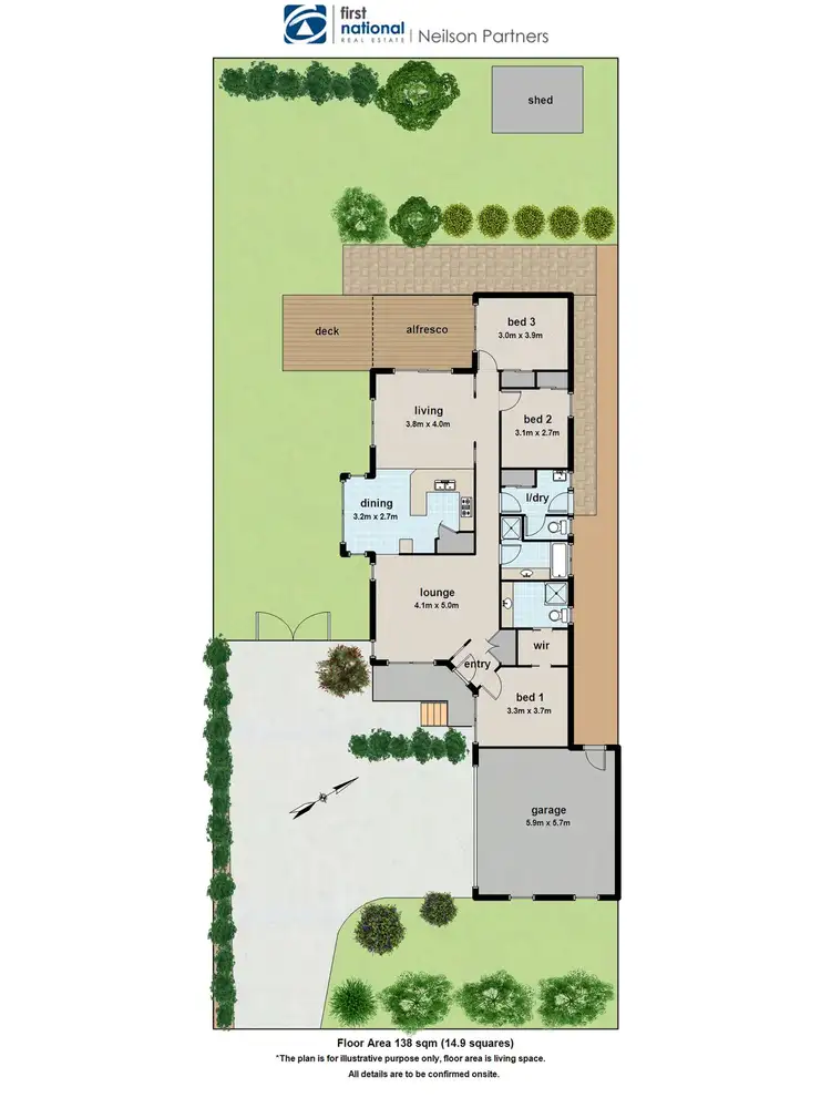 Floorplan of Homely house listing, 5 Aberdeen Heights, Pakenham VIC 3810