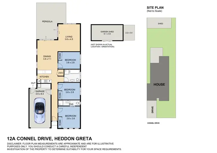 Floorplan of Homely house listing, 12A Connel Drive, Heddon Greta NSW 2321