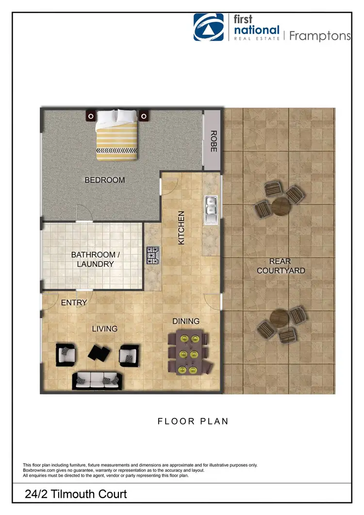 Floorplan of Homely unit listing, 24/2 Tilmouth Court, Gillen NT 870